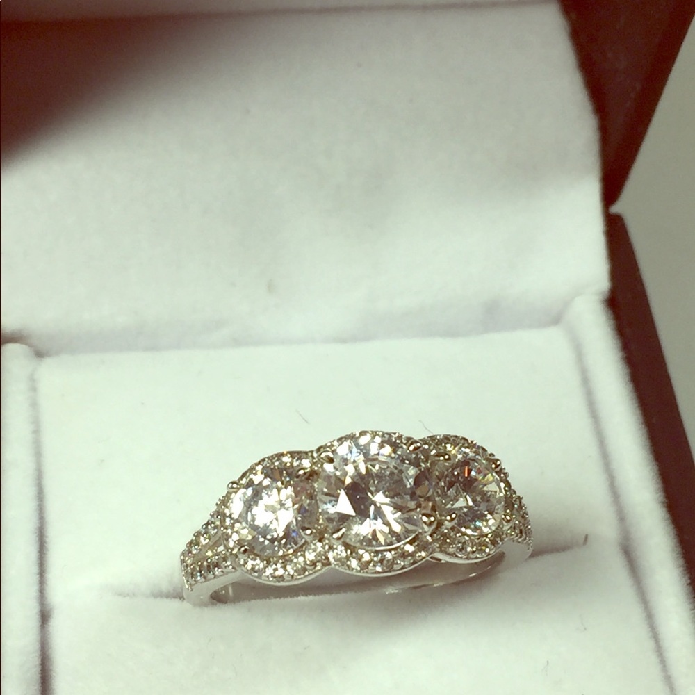 platinum/clad ring